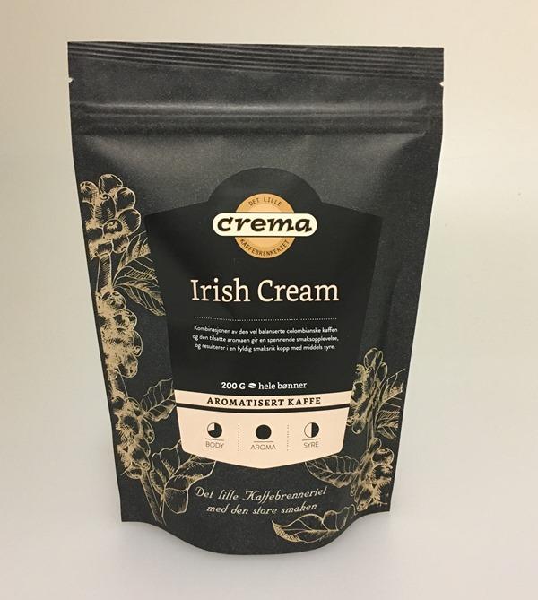 9417749 Crema 3011-HB Kaffe Crema aromakaffe Irish Cream 200 gr. kaffe hele b&#248;nner